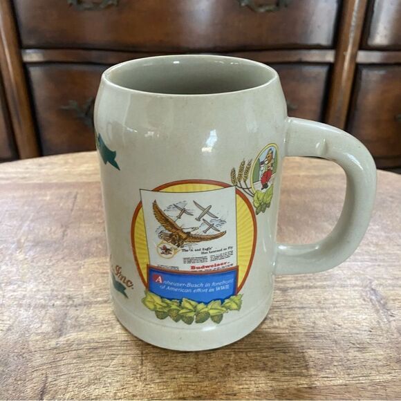 Anheuser Busch Beer Stein 1989 “The Foundations of Greatness” - Picture 1 of 4